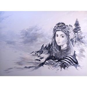 L’espoir </br><span class="dimension">Dimensions 134X153 cm <br> <a href="https://bloc9art.com/product-category/artists/soufiane-assebane/"><u>ASSEBANE Soufiane</u></a></span>