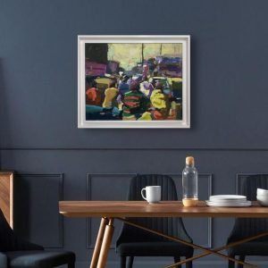 La foule <br><span class="dimension">Dimensions 64X78 cm </br> <a href="https://bloc9art.com/product-category/artists/mustapha-belyasmine"><u>BELYASMINE Mustapha</u></a></span>