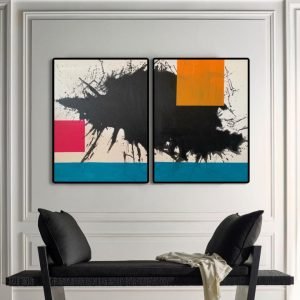 Diptyque : Gémeaux </br><span class="dimension">Dimensions 86X126 cm <br> <a href="https://bloc9art.com/product-category/artists/mehdi-el-androusse"><u>EL ANDROUSSE Mehdi</u></a></span>