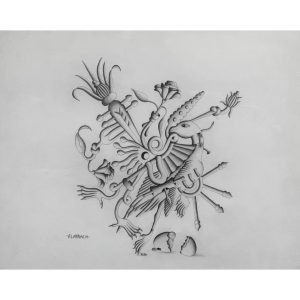 ATR Composition N01 <br><span class="dimension">Dimensions 75X90cm</br> <a href="https://bloc9art.com/product-category/artistes/el-atrach-abdellah/"><u>EL ATRACH Abdellah</u></a></span></u></a></span>