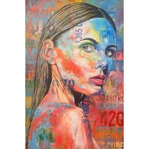 Femme libre N 02 </br><span class="dimension">Dimensions 130 x 90 cm <br> <a href="https://bloc9art.com/product-category/artists/tarik-fayed/"><u>FAYED Tarik</u></a></span>