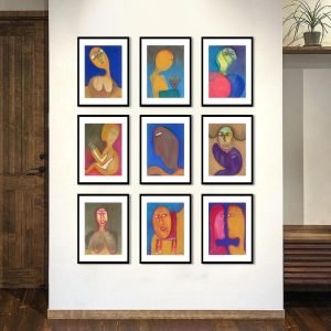 Ben Ali Composition N04 </br><span class="dimension">Dimensions 65 x 50 cm <br> <a href="https://bloc9art.com/product-category/artists/ben-ali/"><u>BEN Ali</u></a></span>