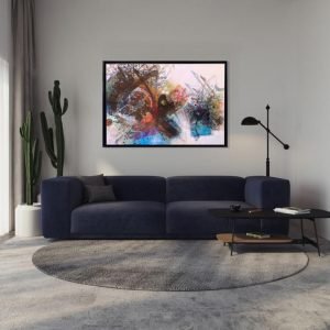 HRO Composition N 05 <br><span class="dimension">Dimensions 107 x 157 cm</br> <a href="https://bloc9art.com/product-category/artists/hraoui-abdelfattah/"><u>HRAOUI Abdelfattah</u></a></span></u></a></span>