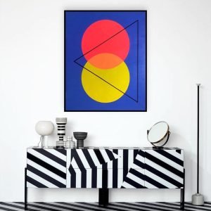 BSLM Composition N 01 <br><span class="dimension">Dimensions 123 x 103 cm</br> <a href="https://bloc9art.com/product-category/artistes/bousselhami-ismail/"><u>BOUSSELHAMI Ismail</u></a></span></u></a></span>