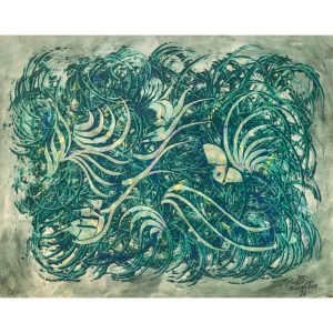 Bouragba Composition N01 </br><span class="dimension">Dimensions 68 X 80cm <br> <a href="https://bloc9art.com/product-category/artists/bouragba-omar/"><u>BOURAGBA Omar</u></a></span>