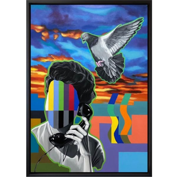 Connexion </br><span class="dimension">Dimensions 106 X 76cm <br> <a href="https://bloc9art.com/product-category/artistes/matini-hicham/"><u>MATINI Hicham</u></a></span> - Image 3