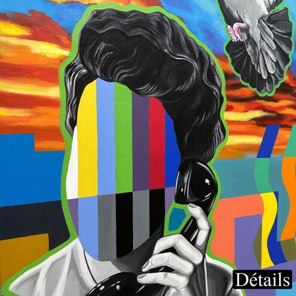 Connexion </br><span class="dimension">Dimensions 106 X 76cm <br> <a href="https://bloc9art.com/product-category/artistes/matini-hicham/"><u>MATINI Hicham</u></a></span> - Image 5