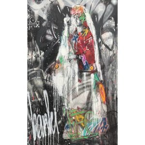 Barki portrait N 04 <br><span class="dimension">Dimensions 86 X 126 cm</br> <a href="https://bloc9art.com/product-category/artists/cheaib-barki/"><u>BARKI Cheaib</u></a></span></u></a></span>
