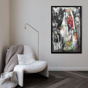 Barki portrait N 04 <br><span class="dimension">Dimensions 86 X 126 cm</br> <a href="https://bloc9art.com/product-category/artists/cheaib-barki/"><u>BARKI Cheaib</u></a></span></u></a></span>