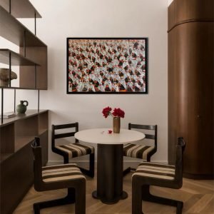 Danse de la victoire N 04</br><span class="dimension">Dimensions 86 x 126 cm <br> <a href="https://bloc9art.com/product-category/artists/hocin-ait-amghar/"><u>AIT AMGHAR Hocin </u></a></span>