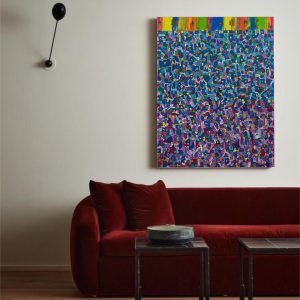 EFK Composition N 24<br><span class="dimension">Dimensions 130 x 100 cm</br> <a href="https://bloc9art.com/product-category/artists/el-fahli-khadija/"><u>EL FAHLI Khadija</u></a></span></u></a></span>