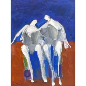 QANNIBOU ST N 01 <br><span class="dimension">Dimensions 64 X 52 cm </br> <a href="https://bloc9art.com/product-category/artistes/qannibou-mohammed/"><u>QANNIBOU Mohammed</u></a></span>