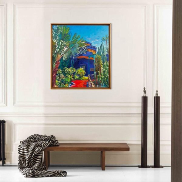 Série Vue Majorelle N15<br><span class="dimension">Dimensions 106 x 96 cm</br><a href="https://bloc9art.com/product-category/artists/darif-idriss/"><u>DARIF Idriss</u></a></span></u></a></span> - Image 2