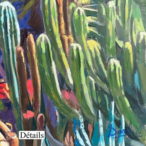 Série Vue Majorelle N15<br><span class="dimension">Dimensions 106 x 96 cm</br><a href="https://bloc9art.com/product-category/artists/darif-idriss/"><u>DARIF Idriss</u></a></span></u></a></span> - Image 6