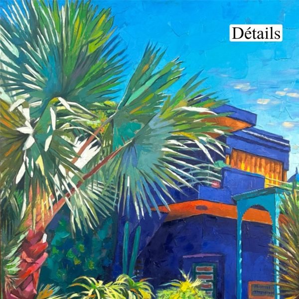 Série Vue Majorelle N15<br><span class="dimension">Dimensions 106 x 96 cm</br><a href="https://bloc9art.com/product-category/artists/darif-idriss/"><u>DARIF Idriss</u></a></span></u></a></span> - Image 4