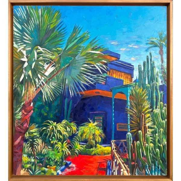 Série Vue Majorelle N15<br><span class="dimension">Dimensions 106 x 96 cm</br><a href="https://bloc9art.com/product-category/artists/darif-idriss/"><u>DARIF Idriss</u></a></span></u></a></span> - Image 3