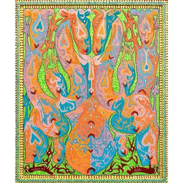 AM Composition N04<br><span class="dimension">Dimensions 122 X 102 cm</br> <a href="https://bloc9art.com/product-category/artists/maimoun-ali/"><u>MAIMOUN Ali</u></a></span></u></a></span>