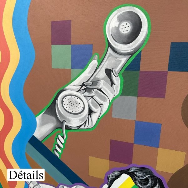 Matini Composition N 6</br><span class="dimension">Dimensions 122 X 102 cm <br> <a href="https://bloc9art.com/product-category/artistes/matini-hicham/"><u>MATINI Hicham</u></a></span> - Image 3