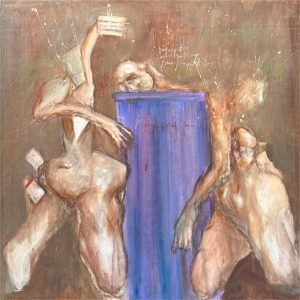 IQBI Composition N 06 <br><span class="dimension">Dimensions 107 X 107 cm</br> <a href="https://bloc9art.com/product-category/artists/iqbi-abderrahim/"><u>IQBI Abderrahim</u></a></span></u></a></span>