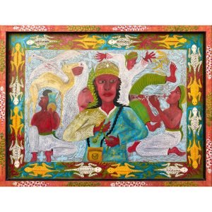 Les musiciens<br><span class="dimension">Dimensions 97 X 128 cm</br> <a href="https://bloc9art.com/product-category/artistes/el-atrach-abdellah/"><u>EL ATRACH Abdellah</u></a></span></u></a></span>