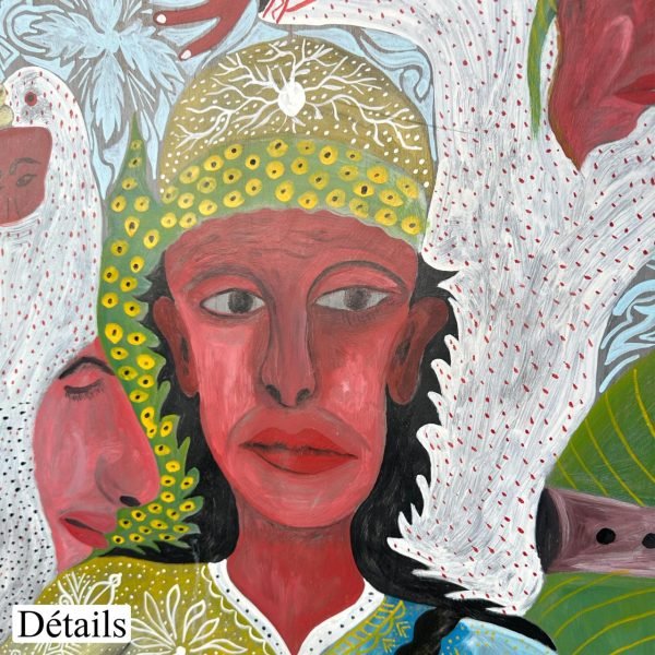 Les musiciens<br><span class="dimension">Dimensions 97 X 128 cm</br> <a href="https://bloc9art.com/product-category/artistes/el-atrach-abdellah/"><u>EL ATRACH Abdellah</u></a></span></u></a></span> - Image 3