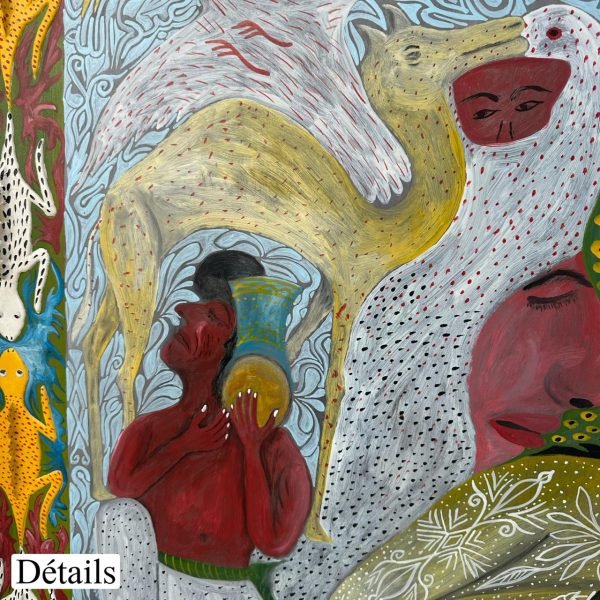 Les musiciens<br><span class="dimension">Dimensions 97 X 128 cm</br> <a href="https://bloc9art.com/product-category/artistes/el-atrach-abdellah/"><u>EL ATRACH Abdellah</u></a></span></u></a></span> - Image 4