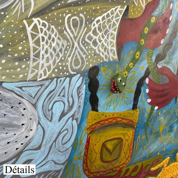 Les musiciens<br><span class="dimension">Dimensions 97 X 128 cm</br> <a href="https://bloc9art.com/product-category/artistes/el-atrach-abdellah/"><u>EL ATRACH Abdellah</u></a></span></u></a></span> - Image 5