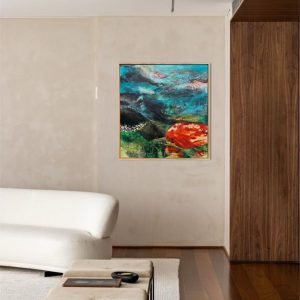 KIM Composition N 03</br><span class="dimension">Dimensions 100 X 90 cm <br> <a href="https://bloc9art.com/product-category/artistes/bennani-kim/"><u>BENNANI Kim</u></a></span>