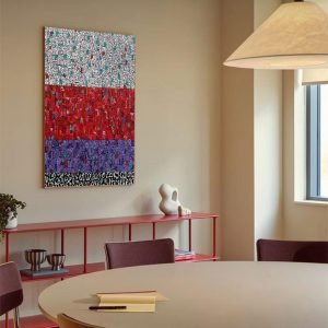 EFK Composition N 25<br><span class="dimension">Dimensions 120 x 90 cm</br> <a href="https://bloc9art.com/product-category/artists/el-fahli-khadija/"><u>EL FAHLI Khadija</u></a></span></u></a></span>