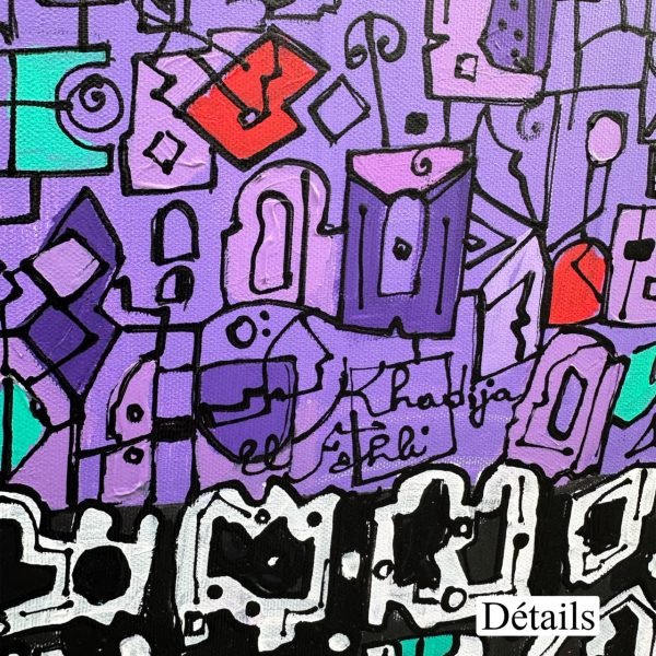 EFK Composition N 25<br><span class="dimension">Dimensions 120 x 90 cm</br> <a href="https://bloc9art.com/product-category/artists/el-fahli-khadija/"><u>EL FAHLI Khadija</u></a></span></u></a></span> - Image 3
