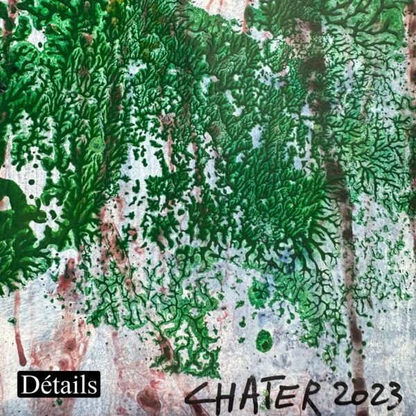 Etoile et toile N03</br><span class="dimension">Dimensions 100 x 100 cm <br> <a href="https://bloc9art.com/product-category/artistes/noureddine-chater/"><u>Noureddine Chater</u></a></span> - Image 4