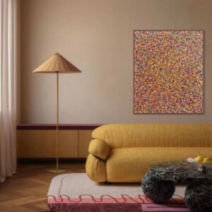 ABT Composition N13</br><span class="dimension">Dimensions 134 x 114 cm <br> <a href="https://bloc9art.com/product-category/artists/aboutaleb-aicha/"><u>ABOUTALEB Aicha</u></a></span>