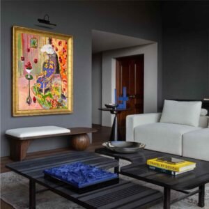 Benbouchta ST N05<br><span class="dimension">Dimensions 150 X 120 cm</br> <a href="https://bloc9art.com/product-category/artists/amina-benbouchta/"><u>Amina BENBOUCHTA</u></a></span></u></a></span>