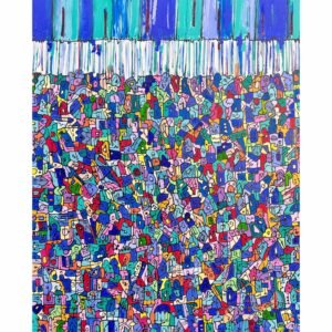 EFK Composition N29<br><span class="dimension">Dimensions 105 x 85 cm</br> <a href="https://bloc9art.com/product-category/artists/el-fahli-khadija/"><u>EL FAHLI Khadija</u></a></span></u></a></span>