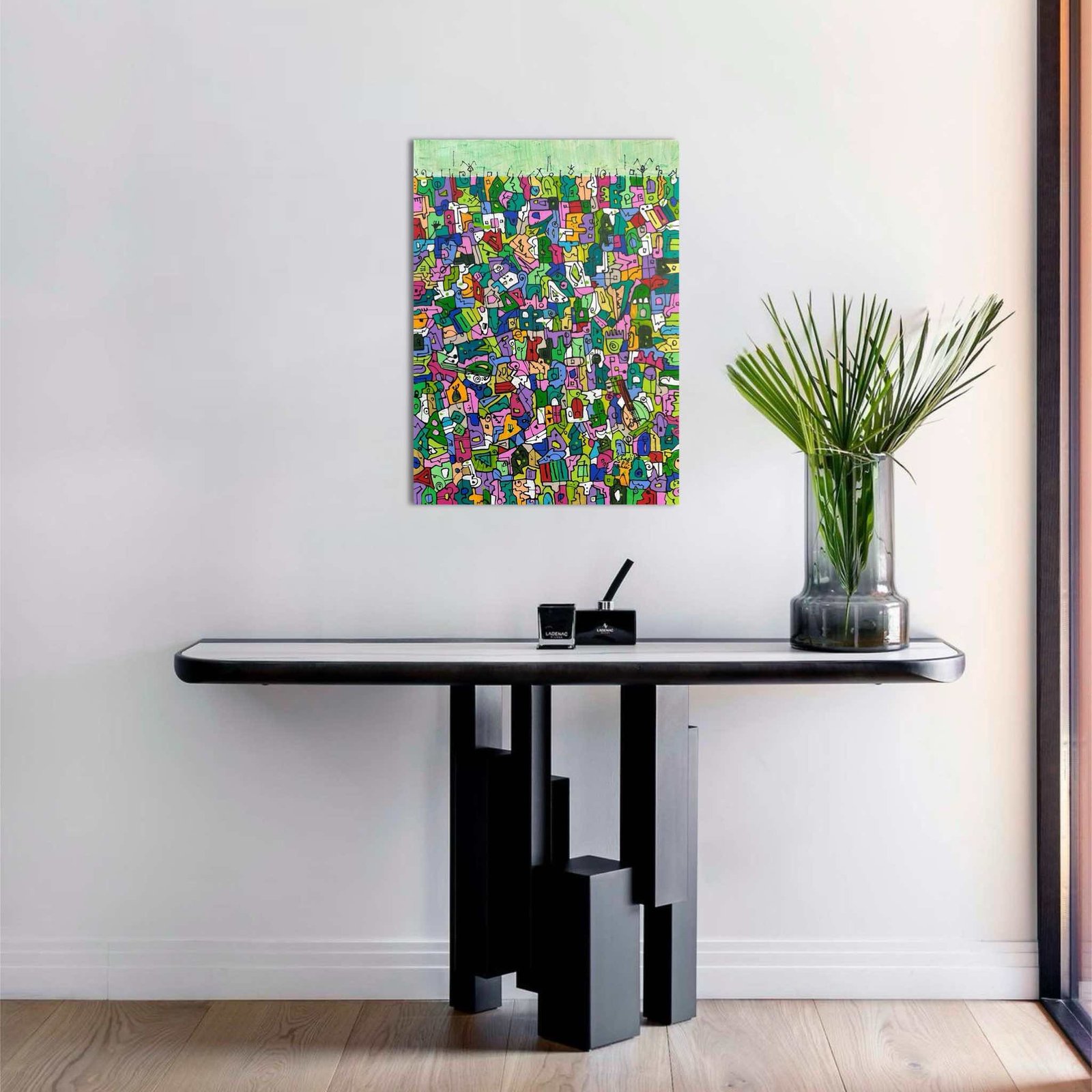 EFK Composition N30<br><span class="dimension">Dimensions 70 x 50 cm</br> <a href="https://bloc9art.com/product-category/artists/el-fahli-khadija/"><u>EL FAHLI Khadija</u></a></span></u></a></span> – Image 2