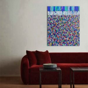 EFK Composition N29<br><span class="dimension">Dimensions 105 x 85 cm</br> <a href="https://bloc9art.com/product-category/artists/el-fahli-khadija/"><u>EL FAHLI Khadija</u></a></span></u></a></span>