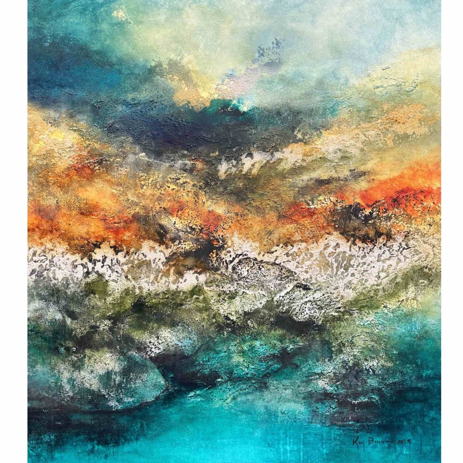 KIM Composition N 07</br><span class="dimension">Dimensions 104 X 94 cm <br> <a href="https://bloc9art.com/product-category/artistes/bennani-kim/"><u>BENNANI Kim</u></a></span>