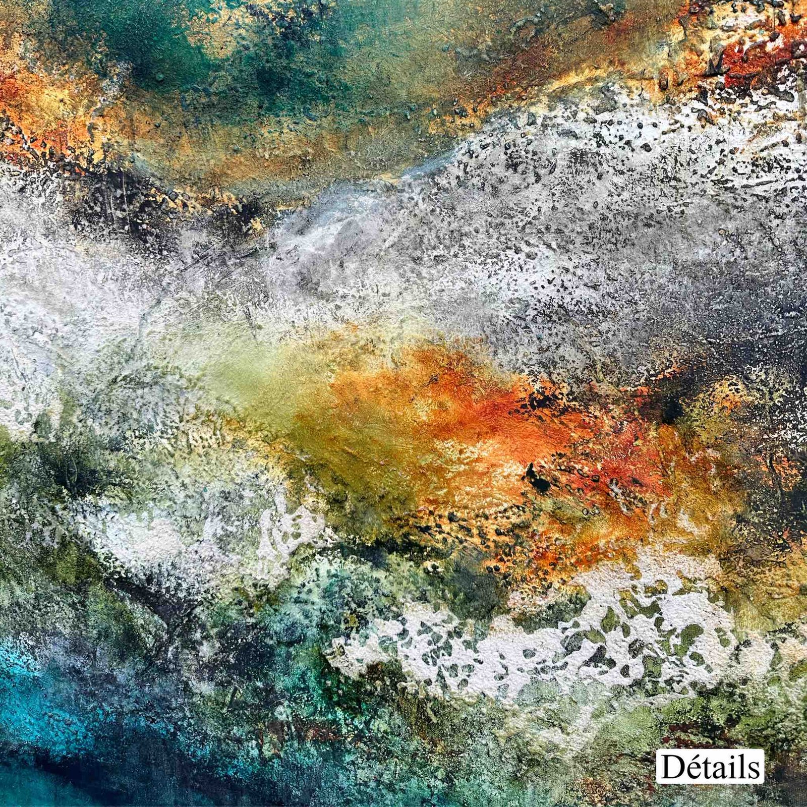 KIM Composition N 08</br><span class="dimension">Dimensions 104 X 94 cm <br> <a href="https://bloc9art.com/product-category/artistes/bennani-kim/"><u>BENNANI Kim</u></a></span> – Image 3