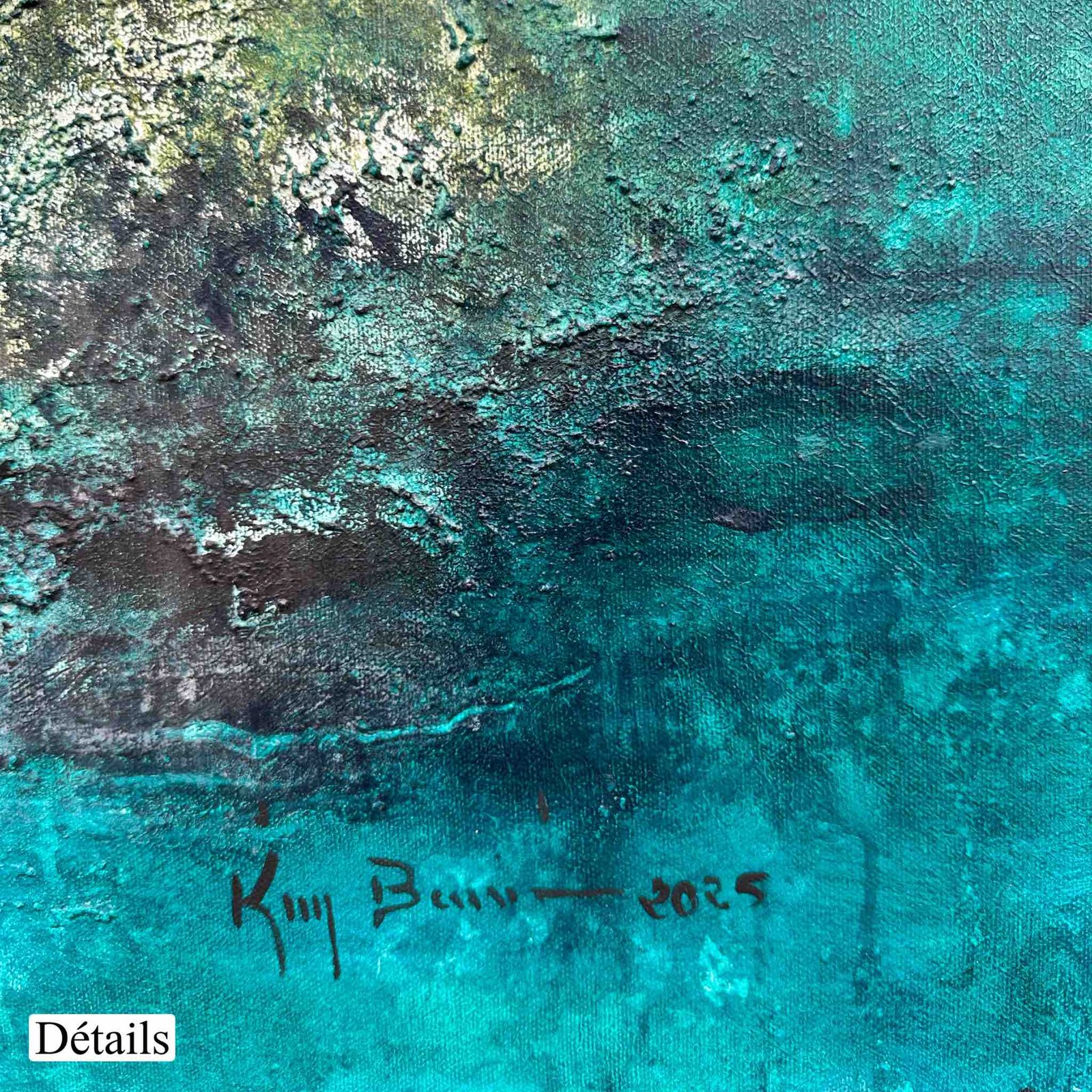 KIM Composition N 07</br><span class="dimension">Dimensions 104 X 94 cm <br> <a href="https://bloc9art.com/product-category/artistes/bennani-kim/"><u>BENNANI Kim</u></a></span> – Image 4