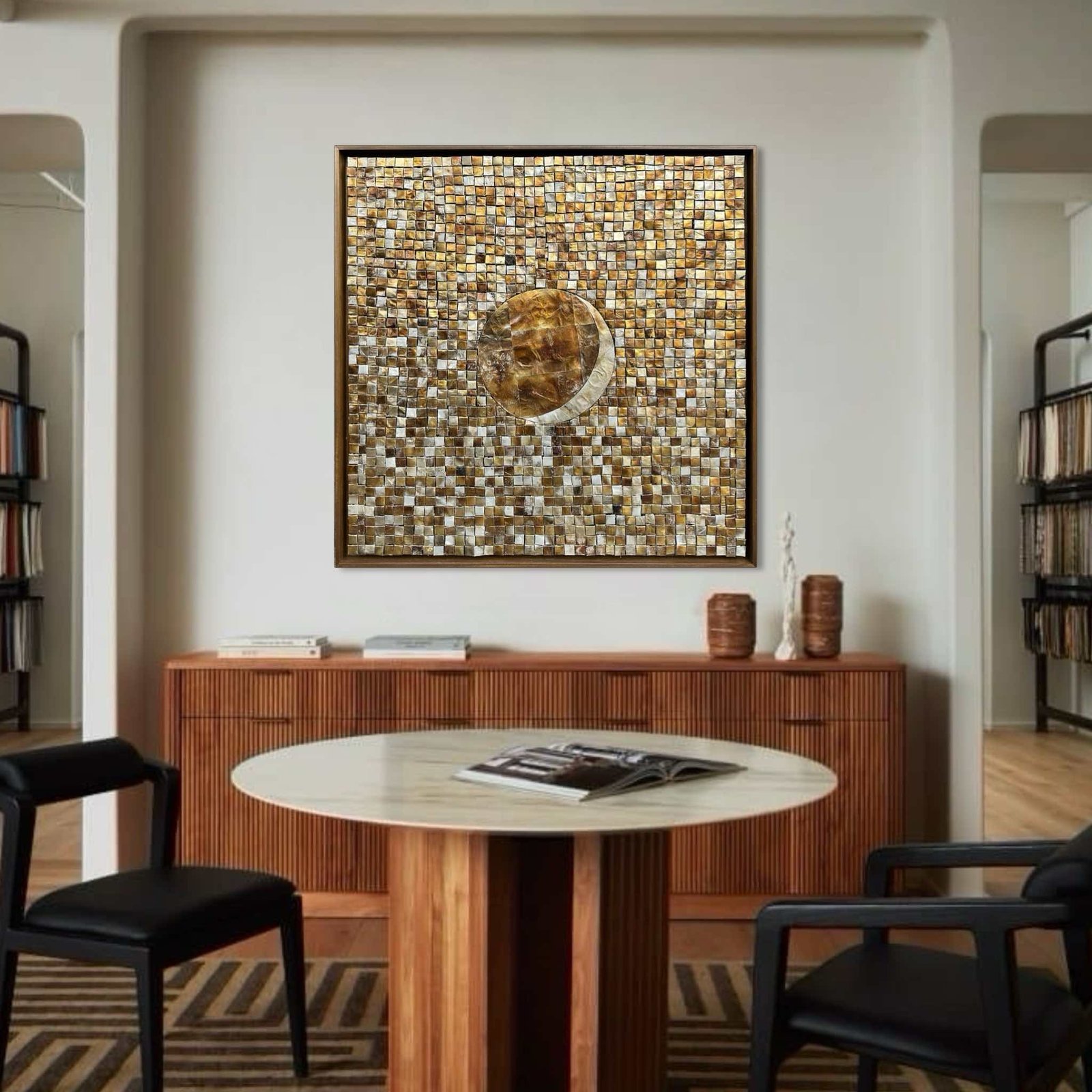 Croissant de lune</br><span class="dimension">Dimensions 100 x 100 cm <br> <a href="https://bloc9art.com/product-category/artistes/loutfi-souidi/"><u>Loutfi Souidi</u></a></span> – Image 2