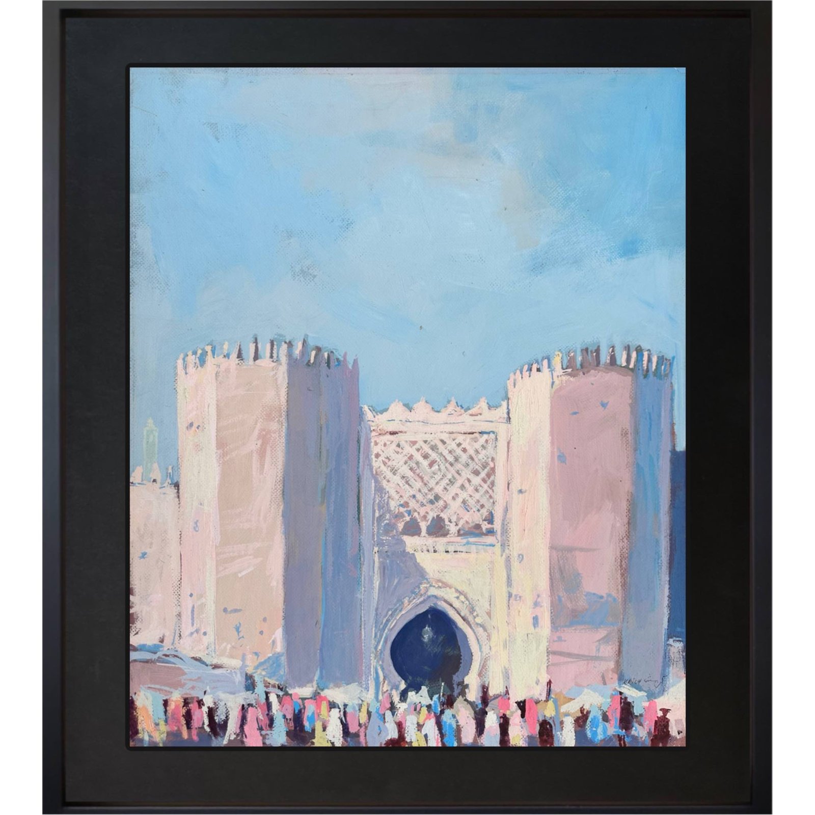 KRICH ST N 02<br><span class="dimension">Dimensions 82 x 68 cm</br> <a href="https://bloc9art.com/product-category/artistes/mohamed-krich/"><u>Mohamed KRICH</u></a></span></u></a></span> – Image 3