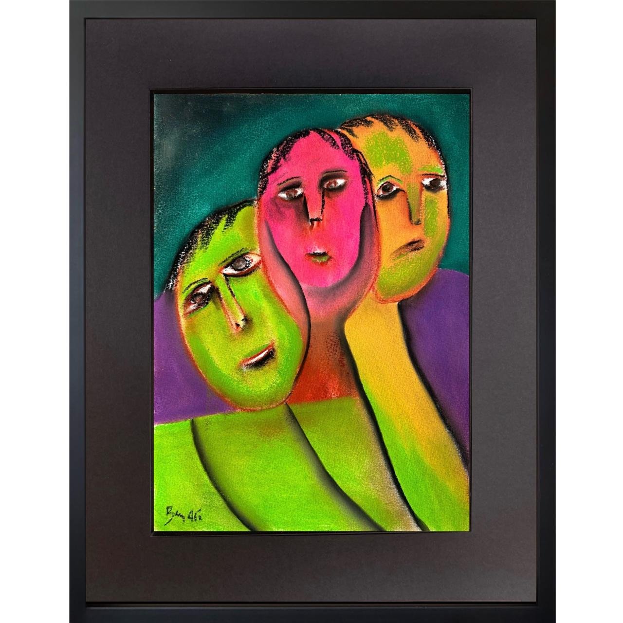 Ben Ali Composition N05</br><span class="dimension">Dimensions 65 x 50 cm <br> <a href="https://bloc9art.com/product-category/artists/ben-ali/"><u>BEN Ali</u></a></span> – Image 2