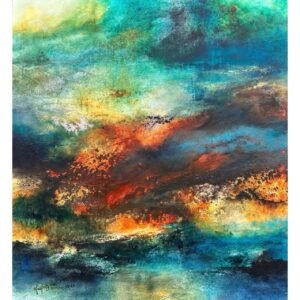 KIM Composition N 10</br><span class="dimension">Dimensions 104 X 94 cm <br> <a href="https://bloc9art.com/product-category/artistes/bennani-kim/"><u>BENNANI Kim</u></a></span>