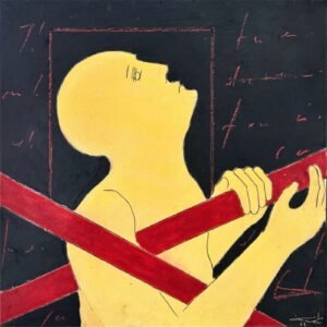 Binebine N 05 <br><span class="dimension">Dimensions 80 x 80 cm</br> <a href="https://bloc9art.com/product-category/artists/binebine-mahi/"><u>BINEBINE Mahi</u></a></span></u></a></span>