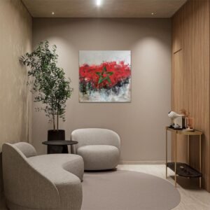 Etoile et toile N08</br><span class="dimension">Dimensions 100 x 100 cm <br> <a href="https://bloc9art.com/product-category/artistes/noureddine-chater/"><u>Noureddine Chater</u></a></span>