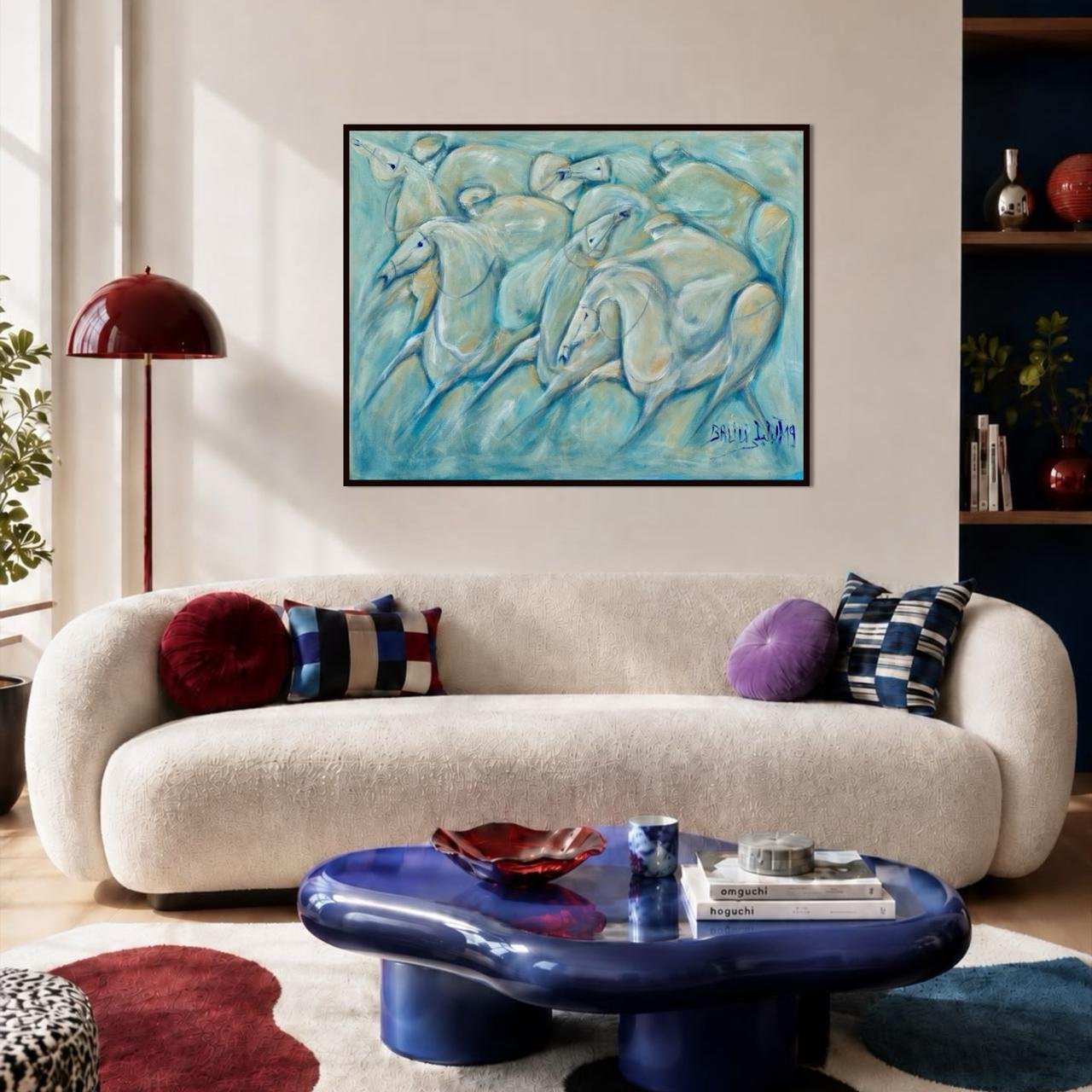 BALILI ST 01<br><span class="dimension">Dimensions 100 X 130 cm</br> <a href="https://bloc9art.com/product-category/artistes/ahmed-balili/"><u>Ahmed BALILI</u></a></span></u></a></span> – Image 2