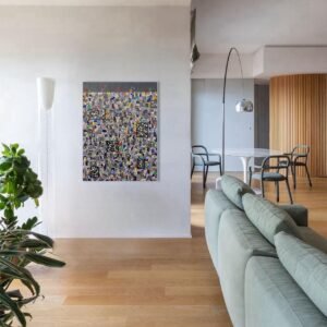 EFK Composition N 33<br><span class="dimension">Dimensions 120 x 90 cm</br> <a href="https://bloc9art.com/product-category/artists/el-fahli-khadija/"><u>EL FAHLI Khadija</u></a></span></u></a></span>