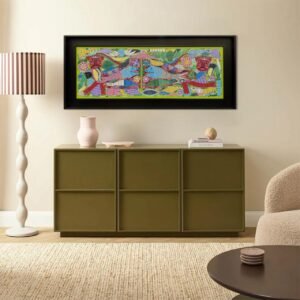 Regragui ST N 01 <br><span class="dimension">Dimensions 68 X 142 cm</br> <a href="https://bloc9art.com/product-category/artistes/regragui-bouslai/"><u>Regragui Bouslai</u></a></span></u></a></span>