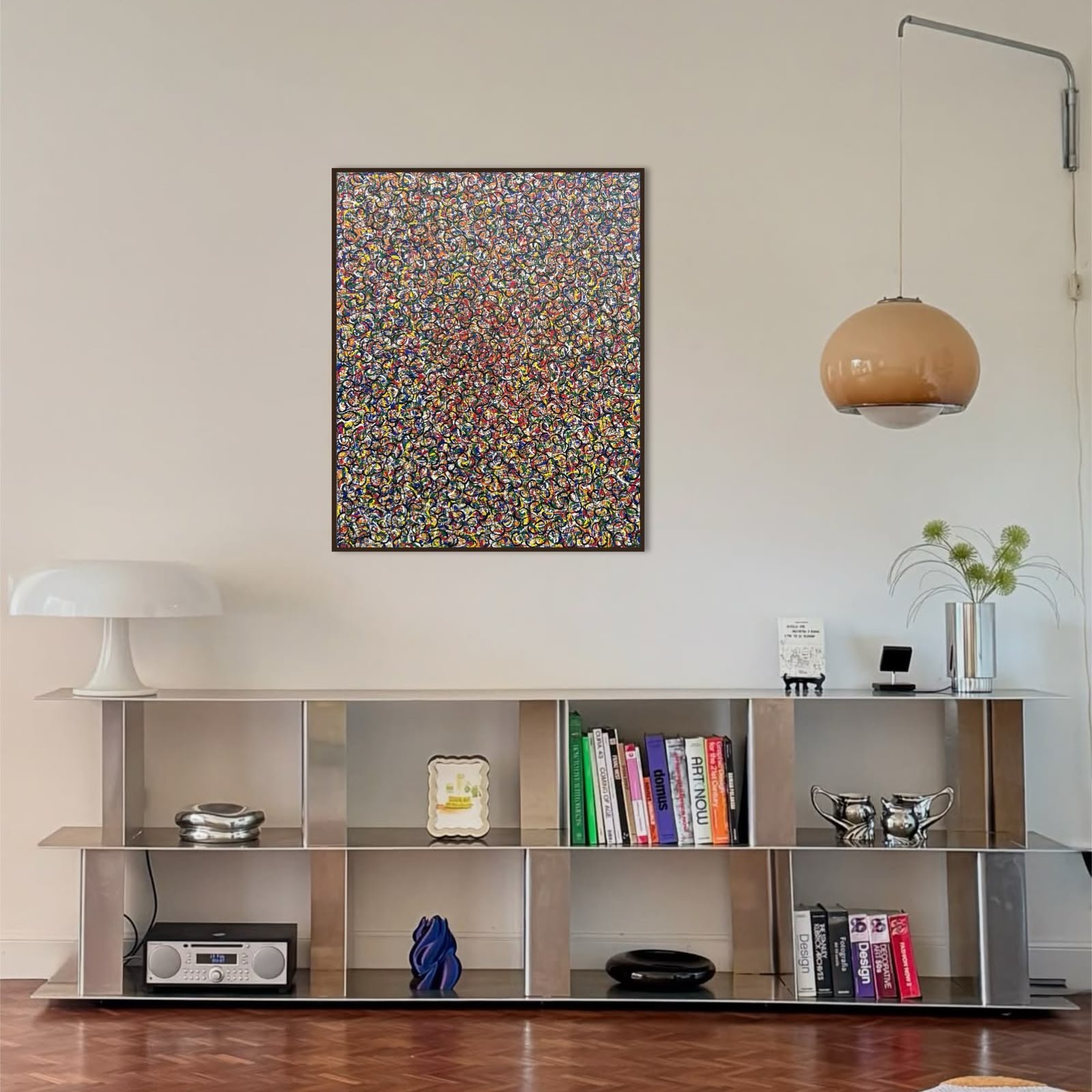 ABT Composition N17</br><span class="dimension">Dimensions H 104 x 84 cm <br> <a href="https://bloc9art.com/product-category/artists/aboutaleb-aicha/"><u>ABOUTALEB Aicha</u></a></span> - Image 2
