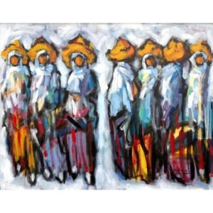 Khiari composition N 11<br><span class="dimension">Dimensions 84 x 104 cm</br> <a href="https://bloc9art.com/product-category/artists/khiari-mohamed/"><u>KHIARI Mohamed</u></a></span></u></a></span>
